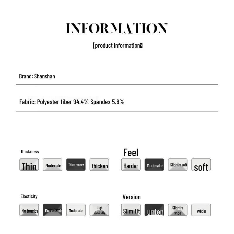 Shanshan Men's Business Casual Stretch Pants