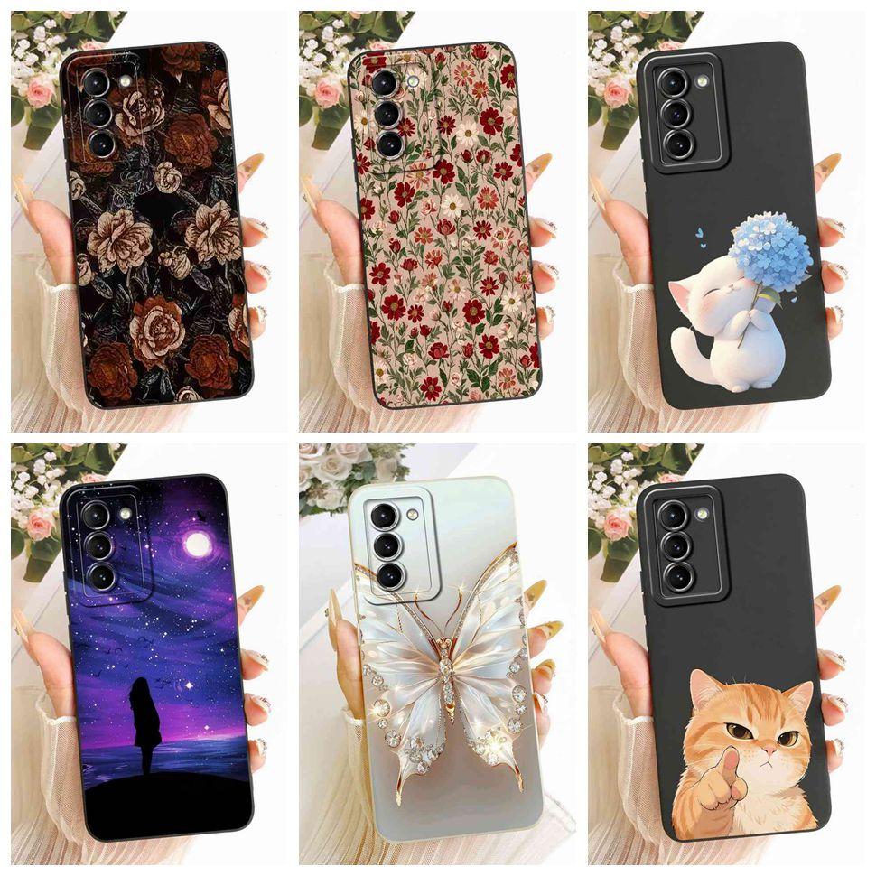 Чехол для Samsung Galaxy S21 5G Новый дизайн Цветочный принт Мягкий силиконовый чехол для Samsung S21 5G SM-G991B SM-G991B/DS Чехлы для телефона