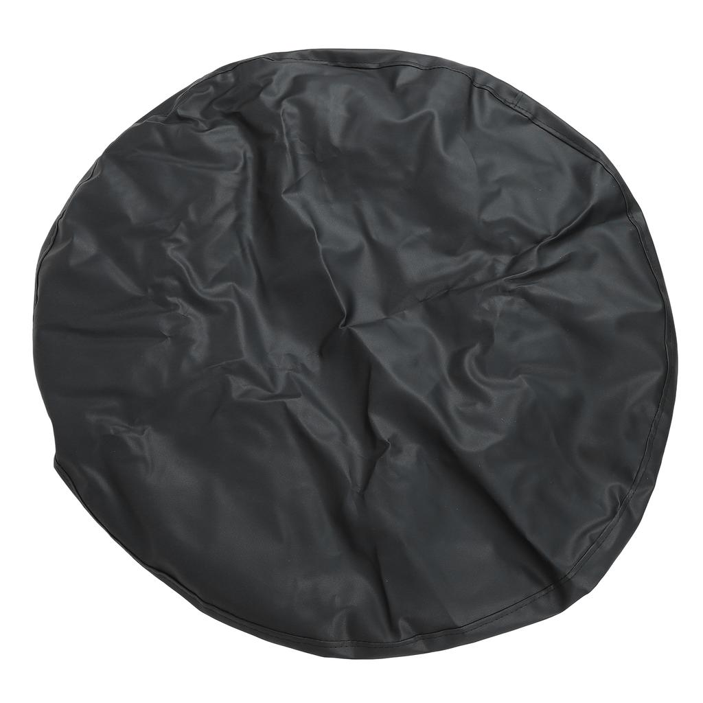15-дюймовый Защитный чехол для шин Кожа ПВХ Водонепроницаемый Износостойкий Черный Чехол для запасного колеса для большинства автомобилей
