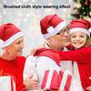 Рождественская плюшевая шапка Санта Оригинальная шапка Детский рождественский аксессуар для одежды Декор для переодевания Реквизит для Санта-Клауса Подарок Принадлежности для вечеринки