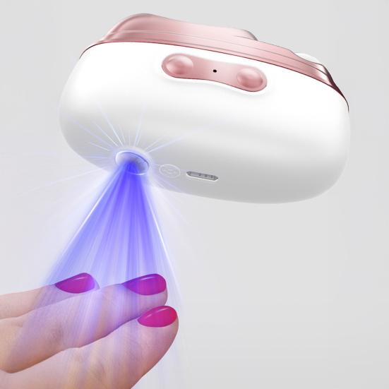 Smart Nail Clipper with LED Light USB Rechargeable Portable Electric Nail Grinder Ergonomic Design Automatic Nail Clipper