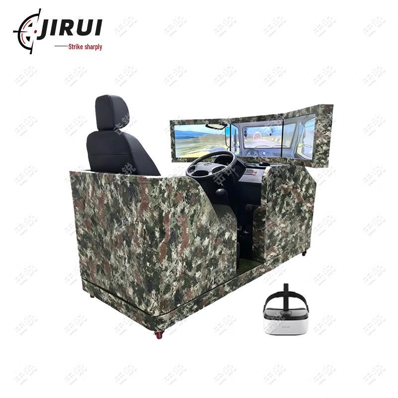 Jirui Single-Seat Triple-Screen Driving Training Simulator