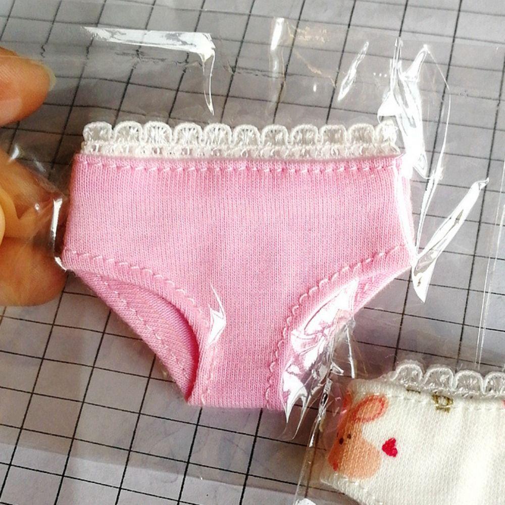 DIY Lace Cotton Underwear Cute Doll Clothes Accessories Briefs Underwear  1/3 BJD Doll/60cm Doll