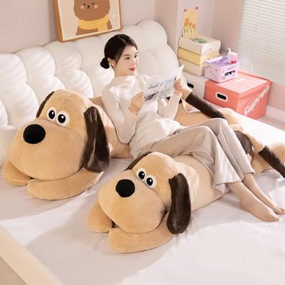 80-120 см гигантская мягкая длинная плюшевая подушка для собак, плюшевый щенок, украшение для дома, диванная подушка, детский подарок на праздник для девочек, игрушки
