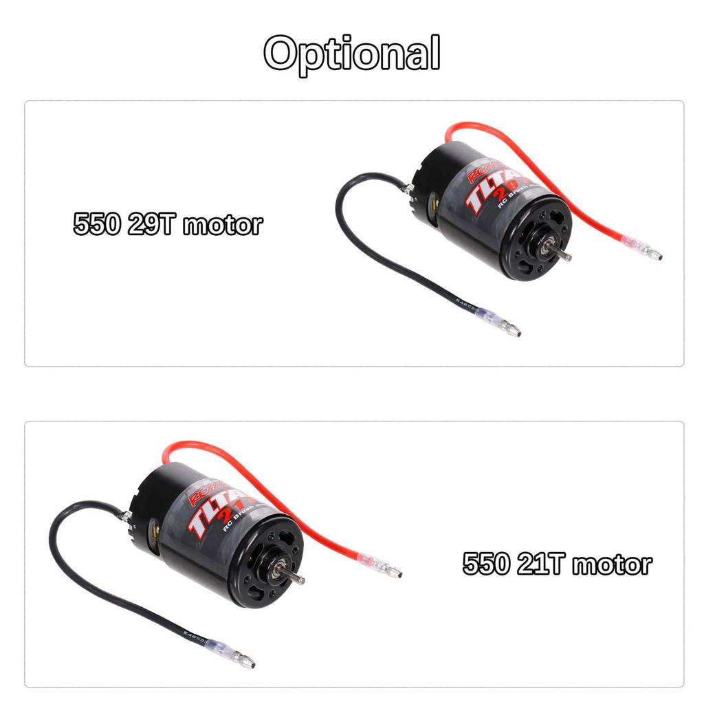 550 21T Матовый двигатель для 1/10 RC Trail Crawler Car HSP HPI Wltoys Kyosho Brushed TRAXXAS Trx-4