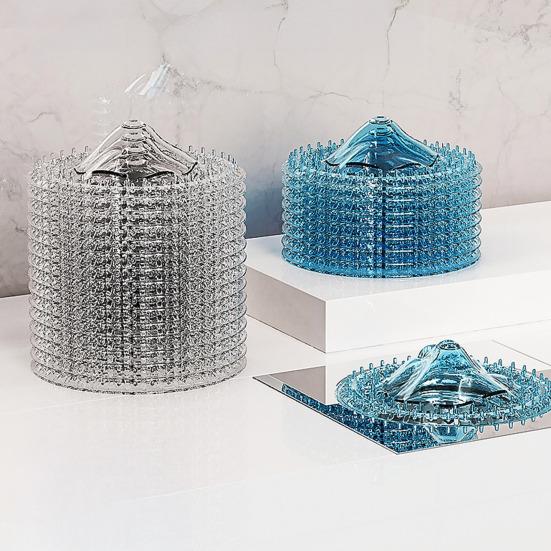 10 шт. Пластиковые заглушки для волос в сливном отверстии для пола, сетчатые крышки, простая установка, средство для домашнего обслуживания