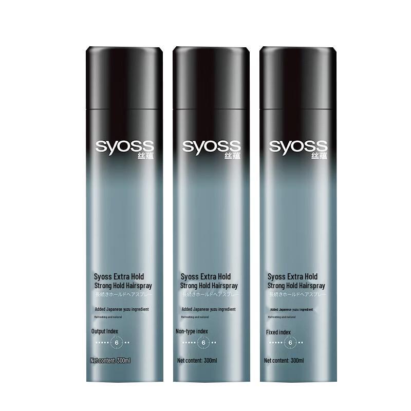 Syoss Strong Hold Hairspray Triple Pack (3 x 300ml)