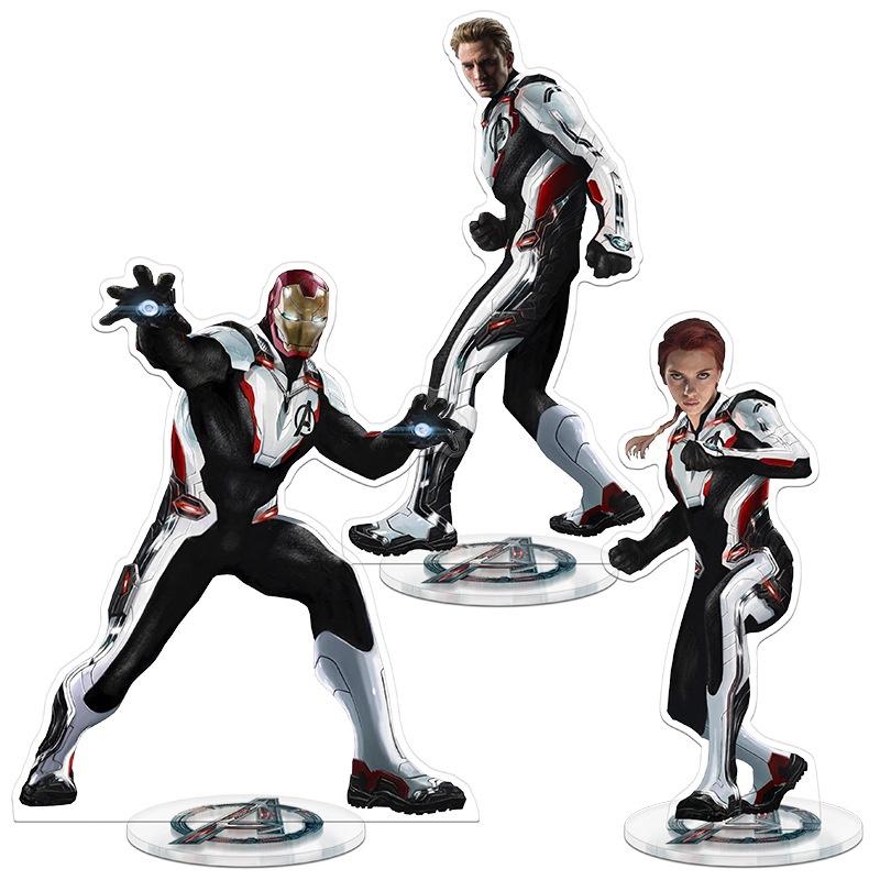 Элегантная акриловая подставка Мстители Железный человек Локи Танос Доктор Стрэндж Черная пантера подарок
