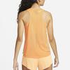 Nike Топ без рукавов с принтом логотипа и квадратным вырезом, женские топы персиково-кремового цвета DM7551-811