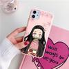 Cartoon Japan Anime Demon Slayer Case For Iphone 11 12 14 Pro Mini Xr Xs Max Se 2020 X 7 8 6 6s Plus 13 Kimetsu No Yaiba Bumper