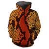 Snake Pattern Hoodies Snakeskin 3D Print Men Women Hooded Sweatshirts Harajuku Streetwear Oversized Pullover Kids Tops Clothing