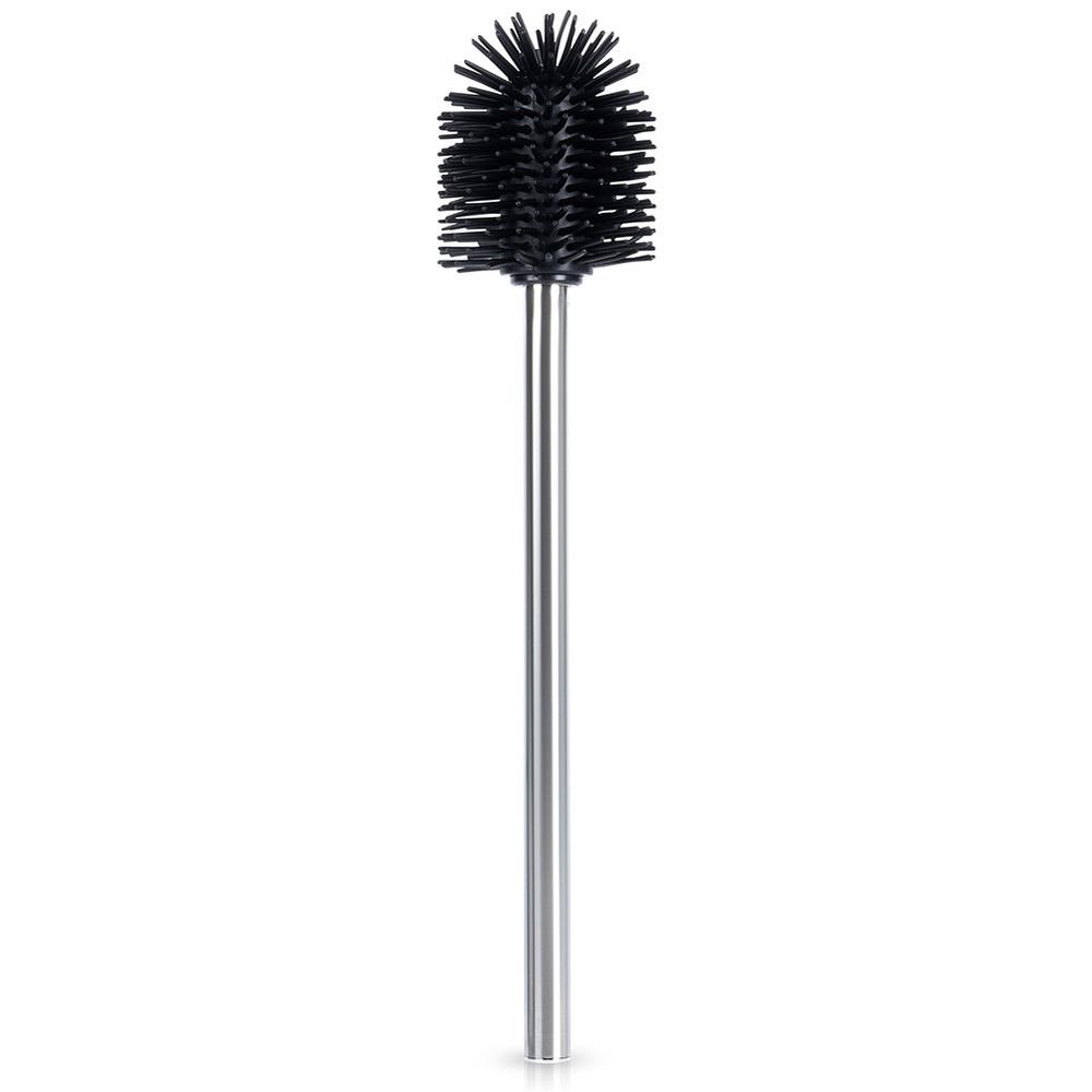 Silicone toilet brush, black, spare, 35 cm