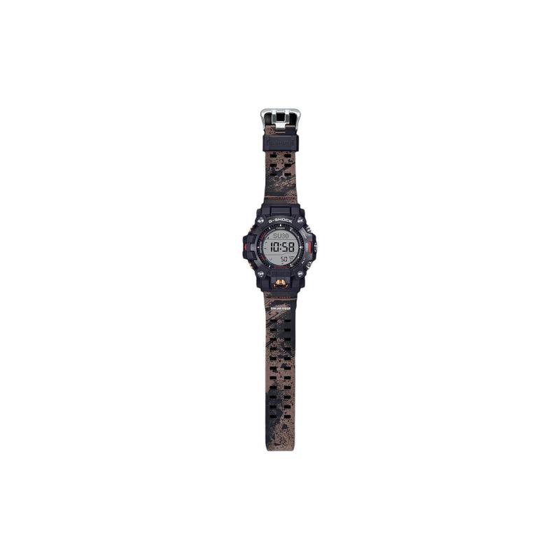 Casio Спортивные водонепроницаемые мужские часы с кварцевым механизмом и ремешком из смолы, 200 м, серый циферблат GW-9500TLC-1JR