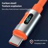 2M 120W цифровой дисплей Usb-C кабель для передачи данных сверхбыстрая зарядка Type-C адаптер разъем для iPhone 15 Pro Max Xiaomi Samsung