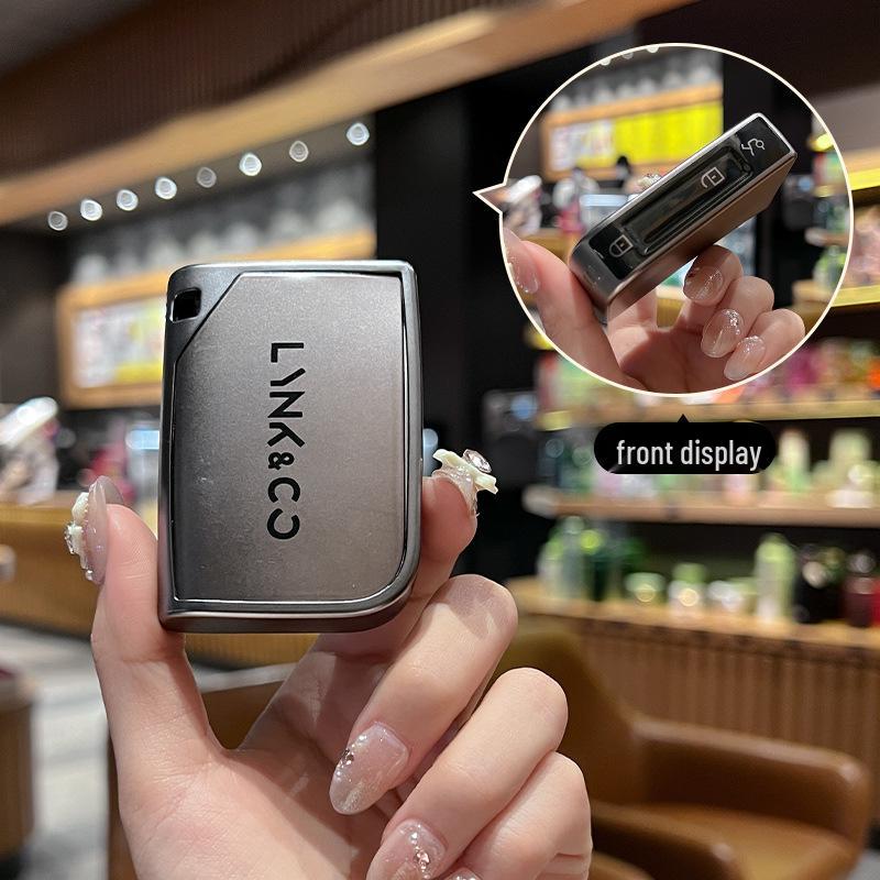 Чехол для ключа автомобиля Lynk & Co: Высококачественная защитная пряжка для моделей 01, 02, 03, 05, 06, 09