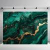 2D Emerald Green Marble with Gold Veins Backdrop Party Photo Background Cloth