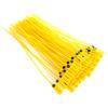 100pcs Yellow Package Transportation Truck Plastic Security Seal 40cm Label Cable Ties with Number