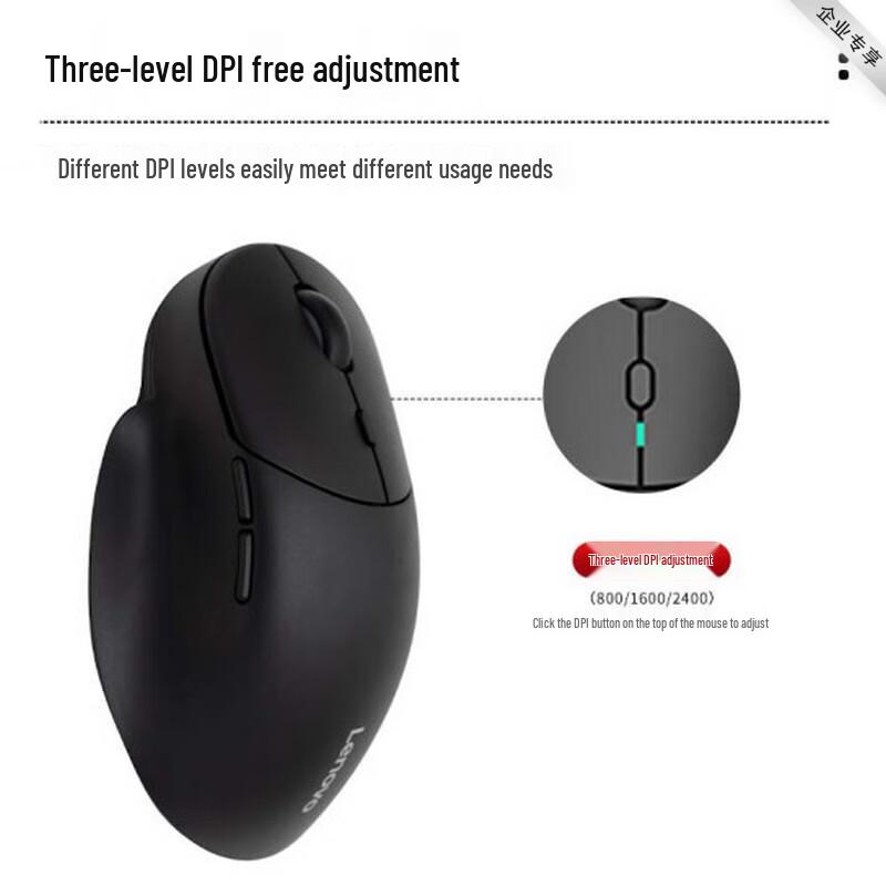 Lenovo Бесшумная эргономичная беспроводная мышь с двумя режимами M27
