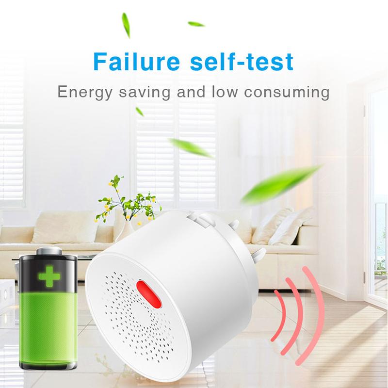 EU/US/UK Home Wifi Natural Gas Sensor Combustible Coal Gas LPG Gas Leakage Alarm Detector Fire Security Work with Tuya Smart