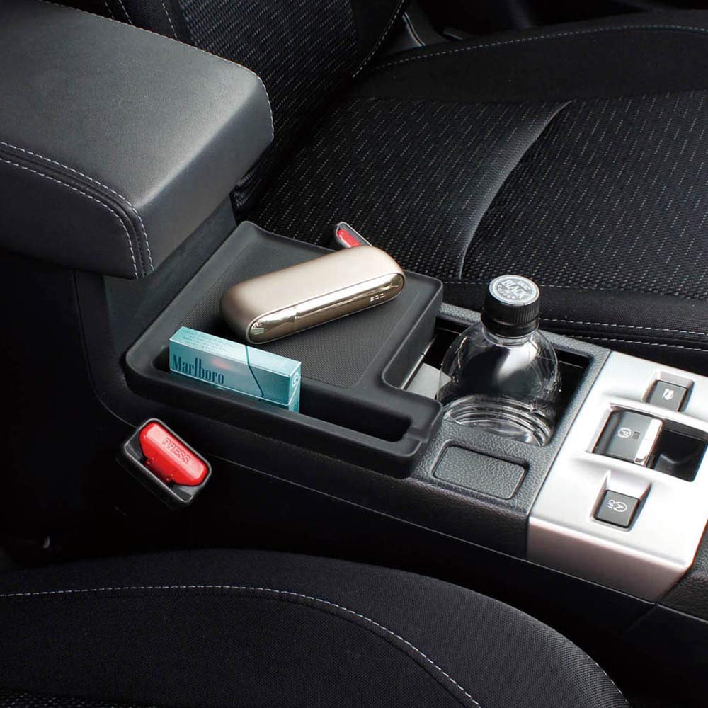 Консольный лоток Tsuchiya Yac для Subaru серии VM, Levorg, специфичный для автомобиля, черный, SY-SB5