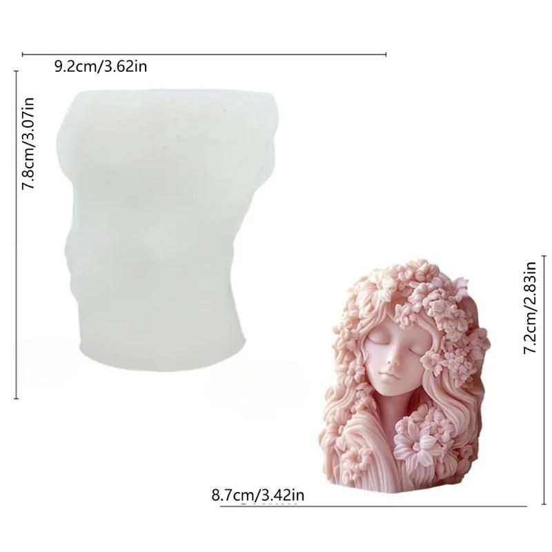 Силиконовая форма 'Цветочница' Для ароматерапии, поделок, выпечки, изготовления шоколада, мыла, декора дома 55KF