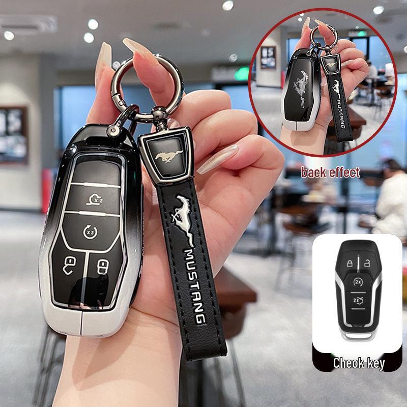 Compatible Smart and Remote Key Shells for Ford Edge, Mondeo, Taurus, and Lincoln Mustang.