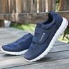 Men Mesh Sneakers Breathable Sport Running Jogging Shoes Comfort Walking Light Weight Velcro Flats Vulcanize Tenis Shoes