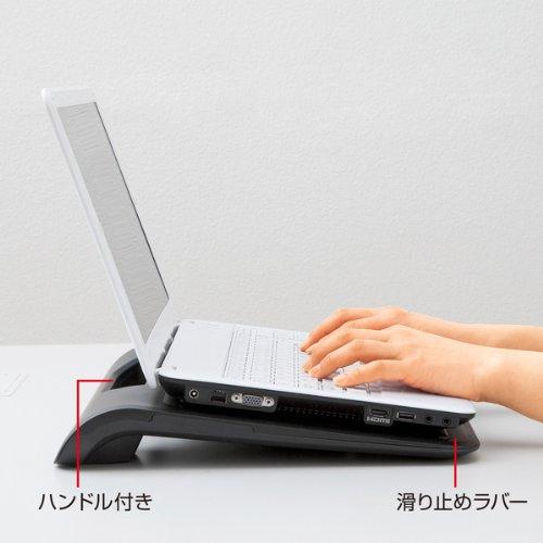 SANWA SUPPLY Охлаждающая подставка для ноутбука (с функцией турбо) TK-CLN19U