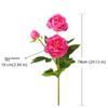 Real Touch Artificial Peony Flower Handmade Faux Peony Branch Vase Decor Fake Flower  Teacher's Day