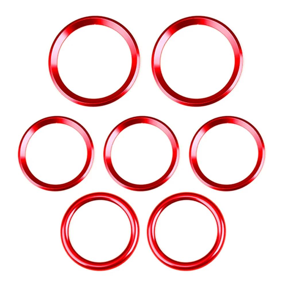 Для Mercedes Benz AB CLA GLA GLB 2020 2024 2024 автомобильный кондиционер переменного тока розетка турбонагнетательное кольцо отделка красный синий цвет наклейка для ремонта