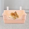 Rabbit Litter Box Toilet Pet Pan Potty Trainer Bedding Box Guinea Pig Corner Litter for Chinchillas Bunny Galesaur