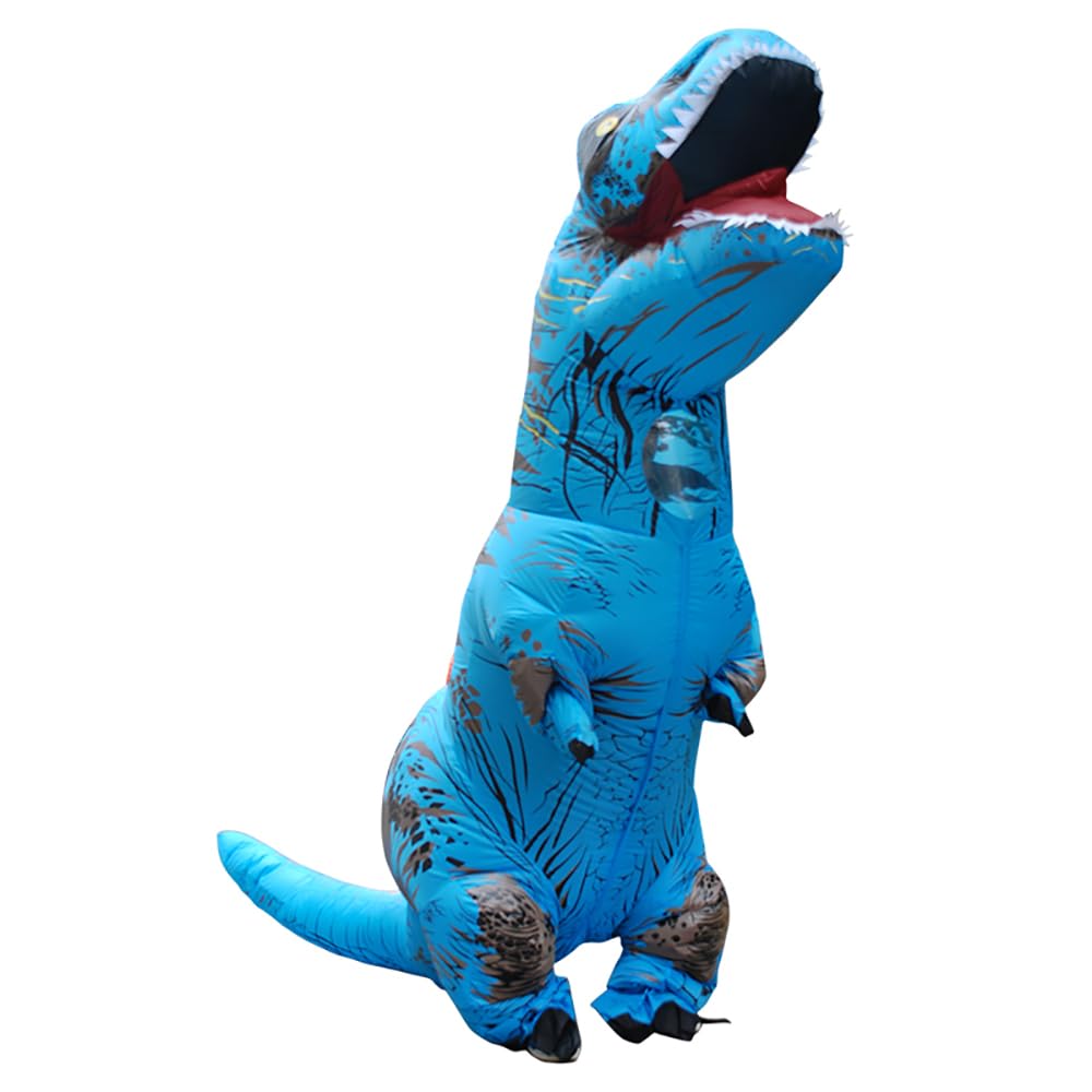 KASTOBS Inflatable Dinosaur Tyrannosaurus Halloween Perfect for New and for Adults and Children Size Costume, Cosplay, Rex, Costume, Air-Filled,