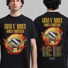 Guns N Roses World Tour 2026 Graphics Cotton Shirt Men Retro Fashion New Summer Hip Hop Unisex Short Sleeve Tshirt Fan Gift