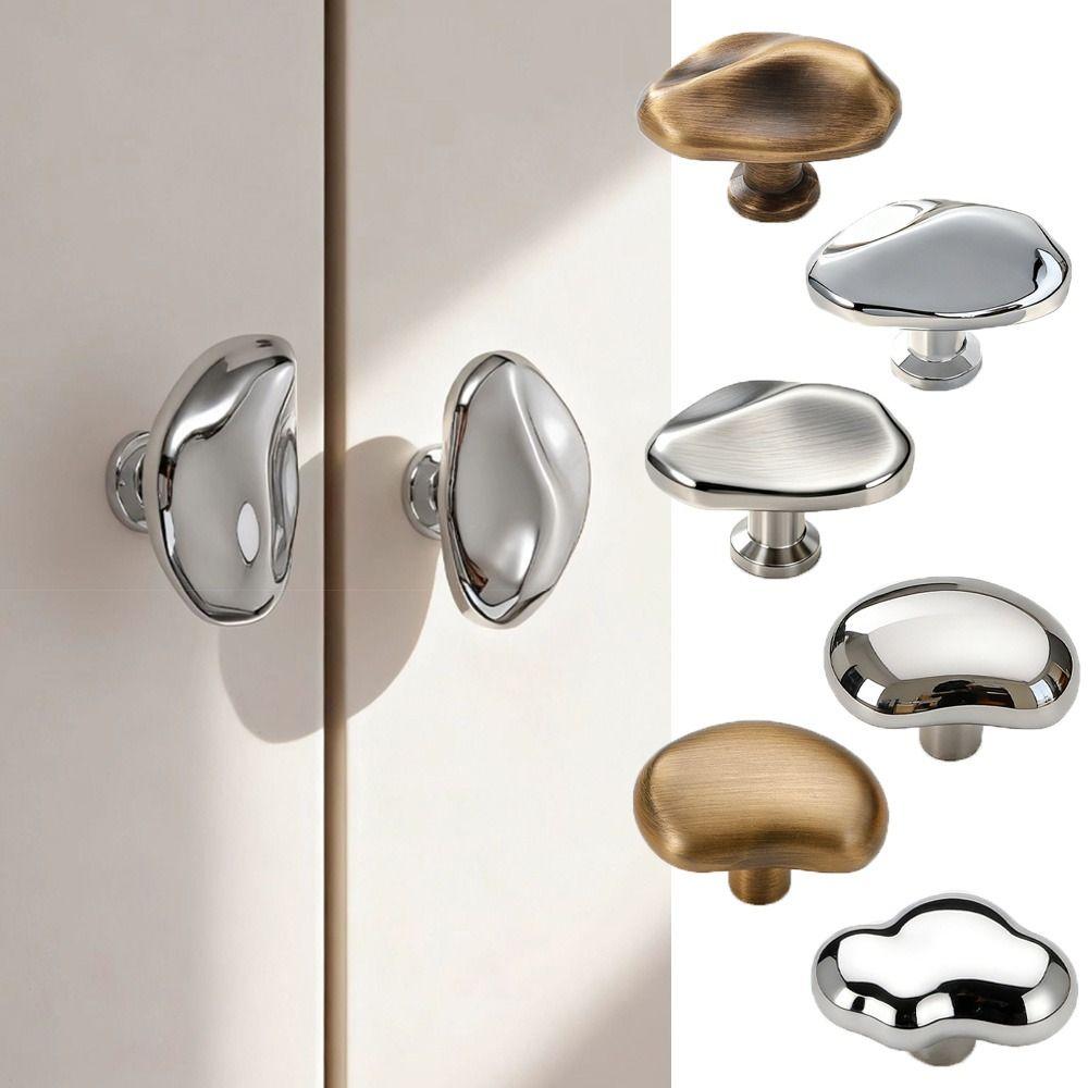 Gold/Silver Cabinet Handles Solid Wardrobe Handles Door Pull Furniture Handles Wardrobe Closet