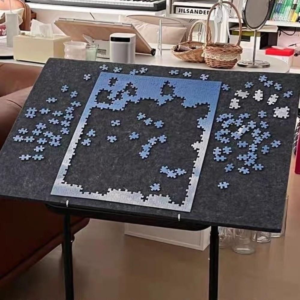 Thickened Puzzle Storage Board Felt Surface Puzzle Workbench Home Entertainment
