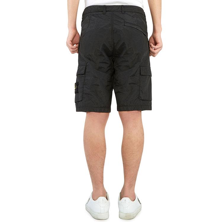 STONE ISLAND Cargo Shorts Men's Black Moderate 7215L1029-V0029