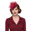 Vintage Fascinator Hat Elegant Wedding Headwear Classic Horse Racing Hat  Makeup Prom