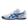 Asics C3 FF Круглый носок Шнуровка TF (Резиновые шипы) Бутсы для твердого грунта, искусственной травы, из кожи кенгуру, мужские футбольные бутсы, синие 1113A032-101