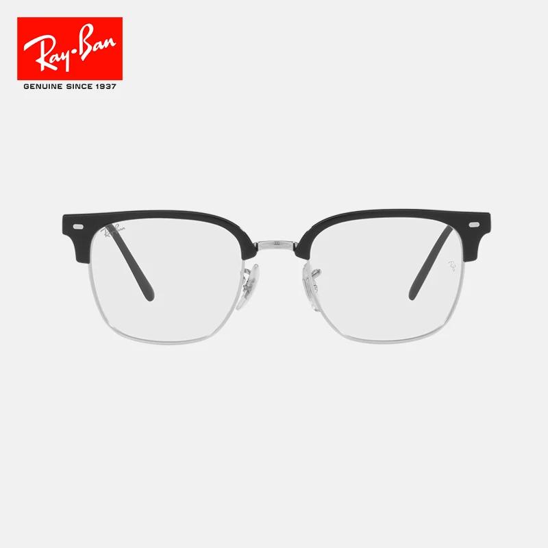 RayBan Ray-Ban Optical Glasses Party Talent Men's and Women's Eyebrows Black Frame Glasses Myopia Glasses 0RX7216F