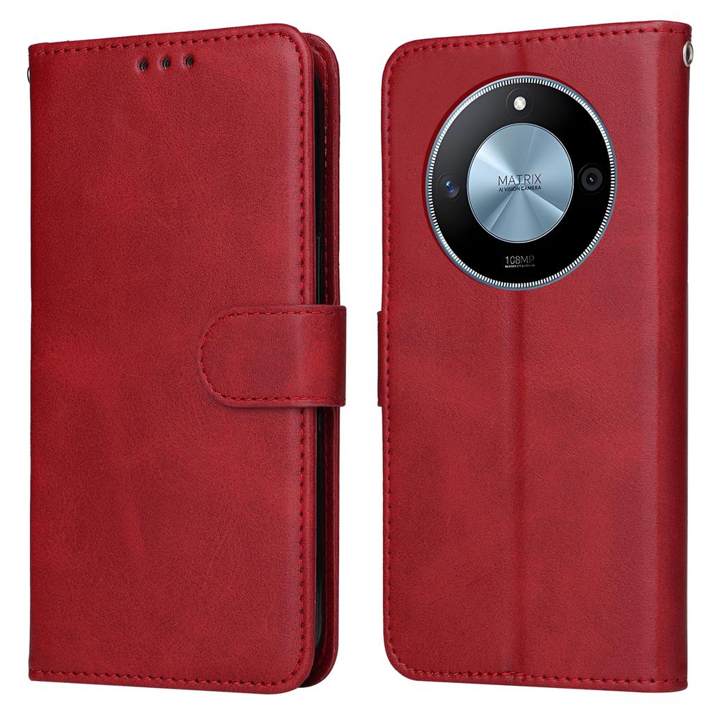 For Honor X60 5G Case Wallet PU Leather Folio Flip Phone Cover