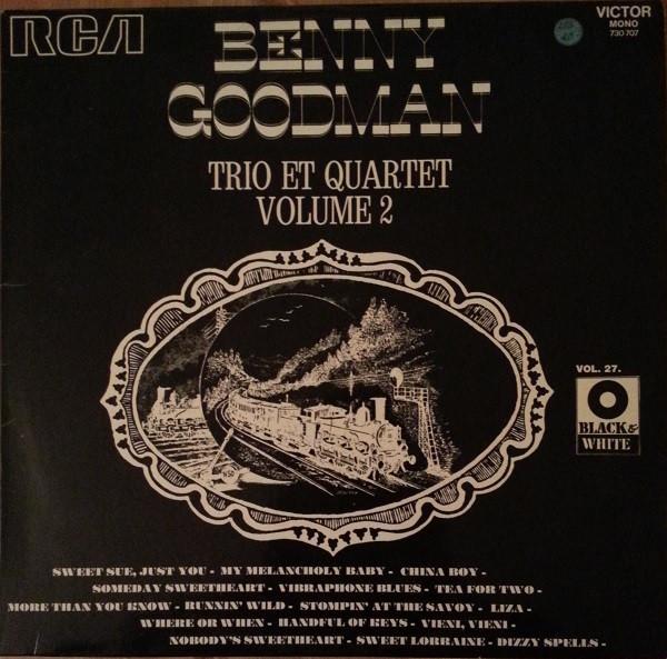 Виниловая пластинка BENNY GOODMAN - Trio Et Quartet Том 2 730707 RCA Victor Франция Джаз Б/у