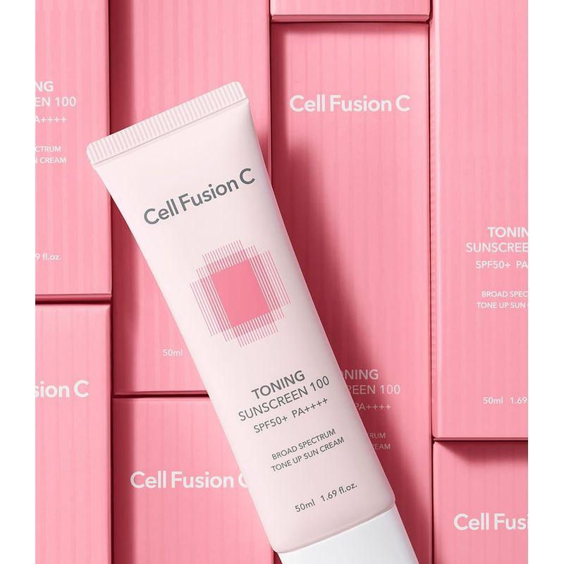 Cell Fusion C Тонизирующий солнцезащитный крем 100