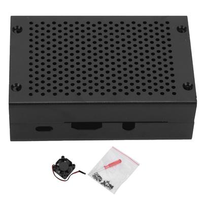 Защитный корпус для Raspberry Pi 3, корпус из алюминиевого сплава с охлаждающим вентилятором