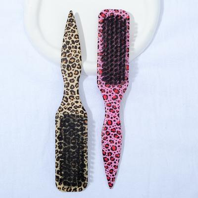 Щетка из щетины кабана для гладкой прически с зачесом назад, для гладкого конского хвоста, пучка и приглаживания пушковых волос, торчащих волосков, для укладки краев - Начесывание и филировка