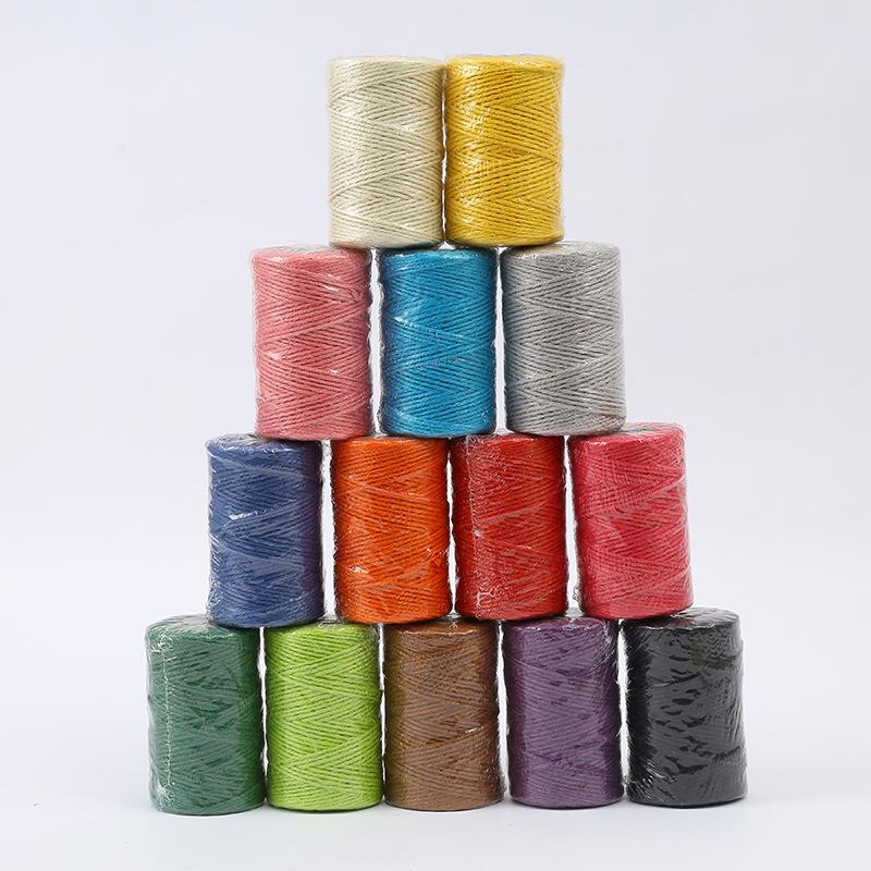 Color Cylindrical Hemp Rope Diy Hand-Woven Tapestry Decorative Wire, Photo Frame Decorative Material Rope Accessories