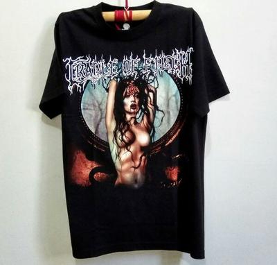 Черная футболка группы Cradle of Filth Классическая унисекс футболка Размер S-4XL ZL172 Унисекс футболка