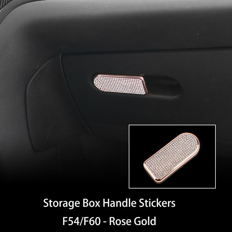 Интерьер автомобиля кольцо с бриллиантами наклейка украшение блестящий декор блестящие аксессуары для девочек для Mini Cooper F54 F55 F56 F60