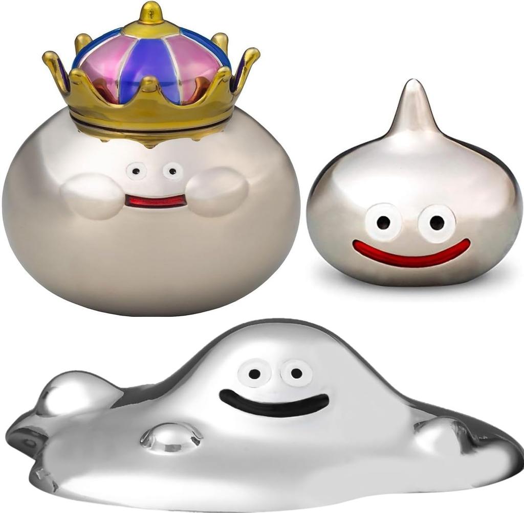 Dragon Quest Metallic Monsters Gallery: Set of 3 Metal Monsters (Metal Slime, Stray Metal, Metal King)