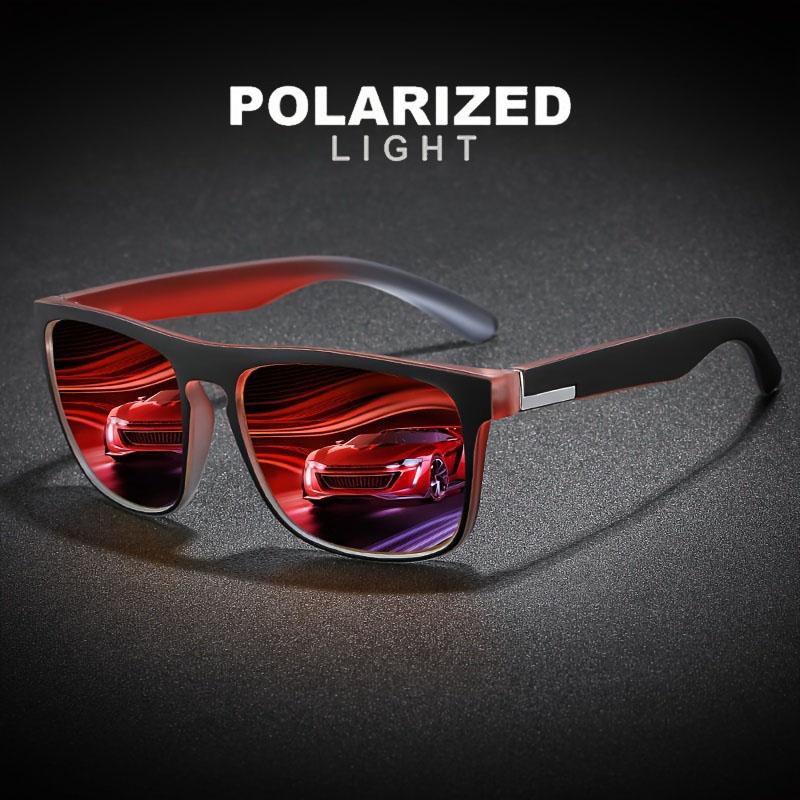 3 шт. Фэнтези Градиент Мультицветные Квадратные Поляризованные Солнцезащитные Очки Антибликовые UV400 Очки Летняя Вечеринка Вождение Рыбалка Рождественский Подарок