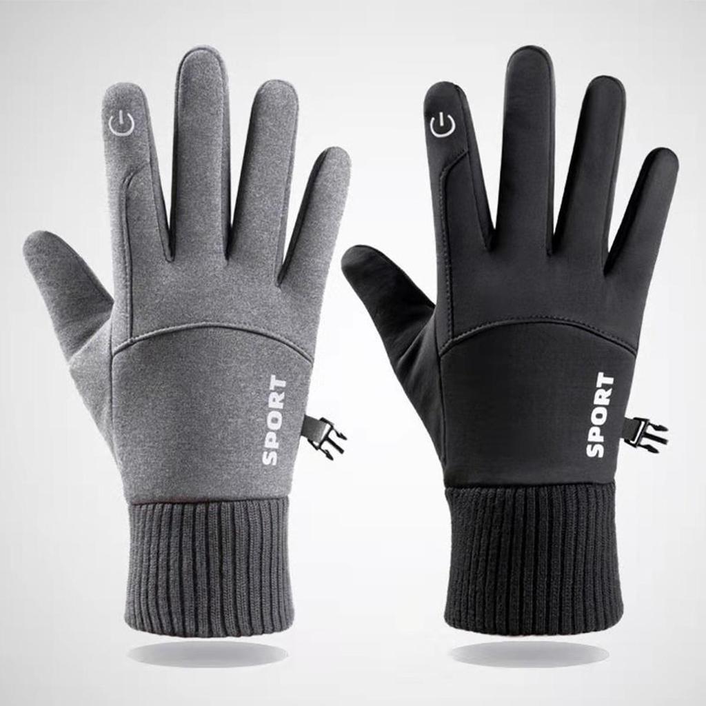 Winter Gloves For Men Women Children Glove Outdoor Windproof Gloves Thicken Warm  Unisex Full Finger Gloves